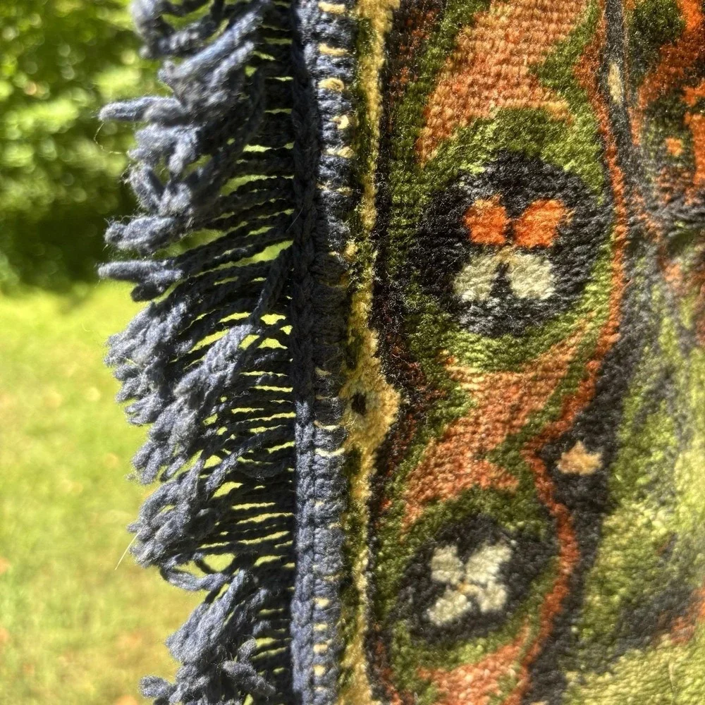 Vintage Bear Tapestry Rug Wall Hanging Cabin Rustic Camp Decor 45 X 63 Colorful